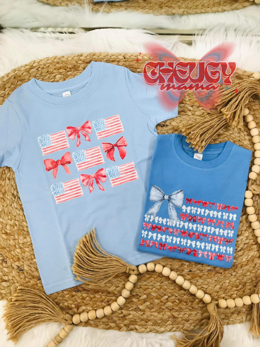BOWS + FLAGS TEE | ADULTS